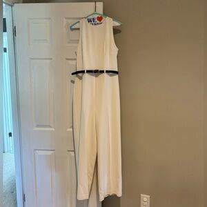Ann Taylor belted jumpsuit size 4